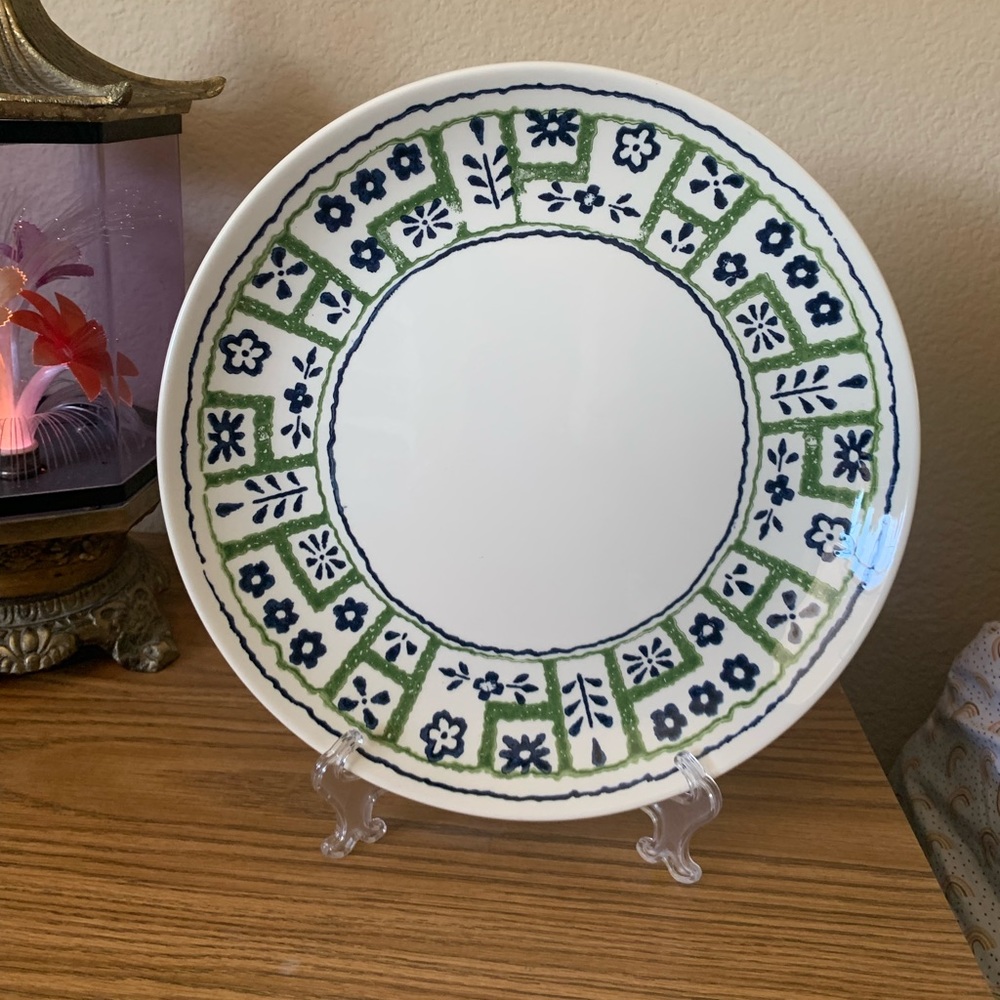 Large vintage charcuterie serving plate